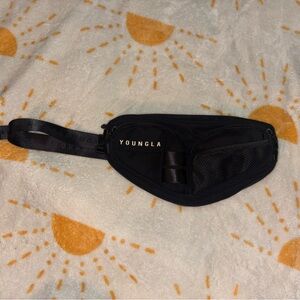 YoungLA Sleek Black Waist Pack